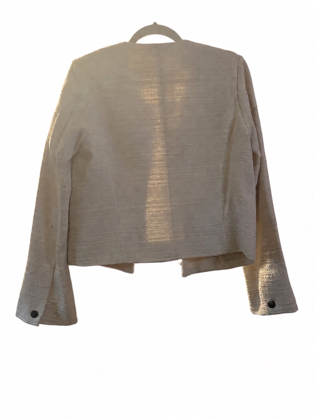 rag & bone Cream Textured Button-Front Jacket - Picture 2 of 8